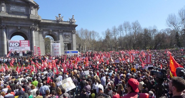 La Puerta de Alcalá el 11 de marzo